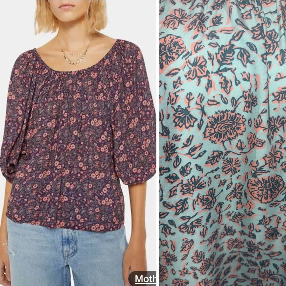 Natalie Martin Ella Blouse Turquoise Blue Small
